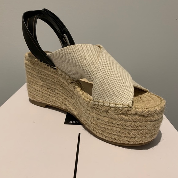 Dolce Vita Carsie Wedges in Natural - Picture 8 of 9